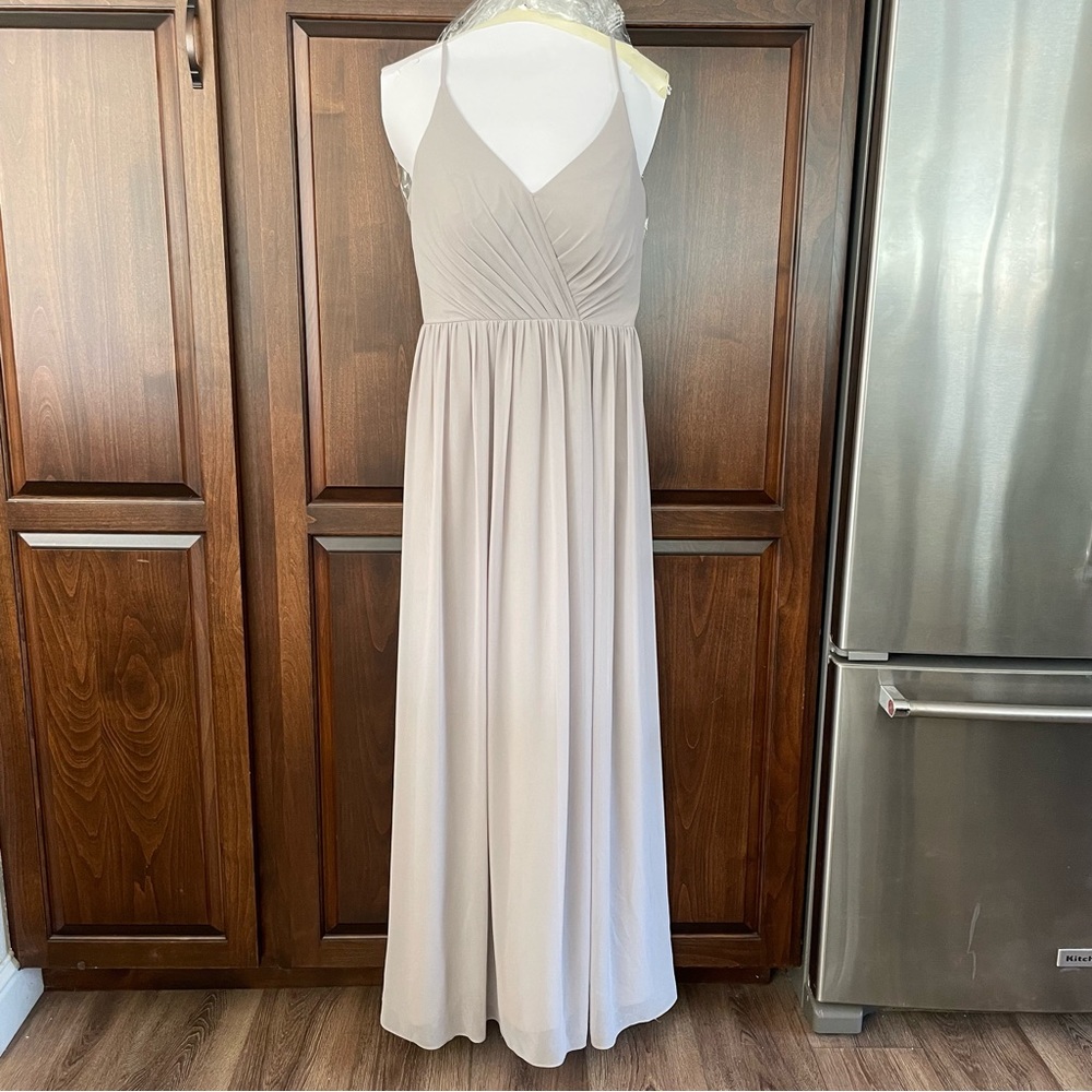 Bill Levkoff Bridesmaid Dress, Grey Slate, Style 82955